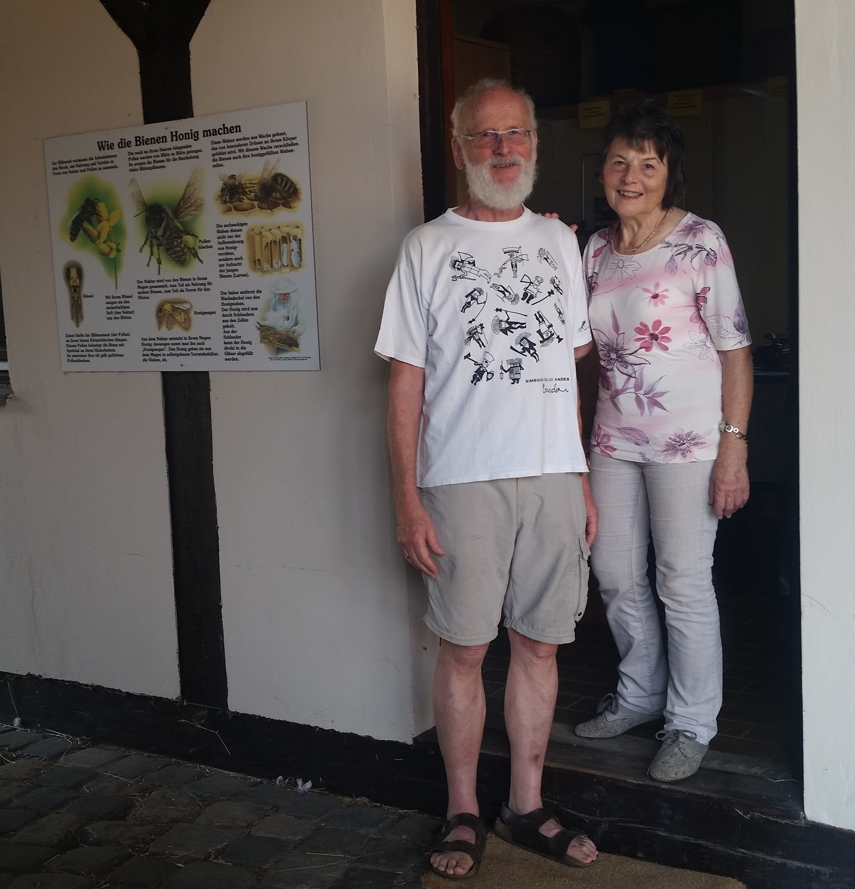 Wolfgang Fleischbein und Gisela Winkler, zwei aktive Museumsbetreuer, sind enttäuscht dass sich die Tore nun schliessen sollen.