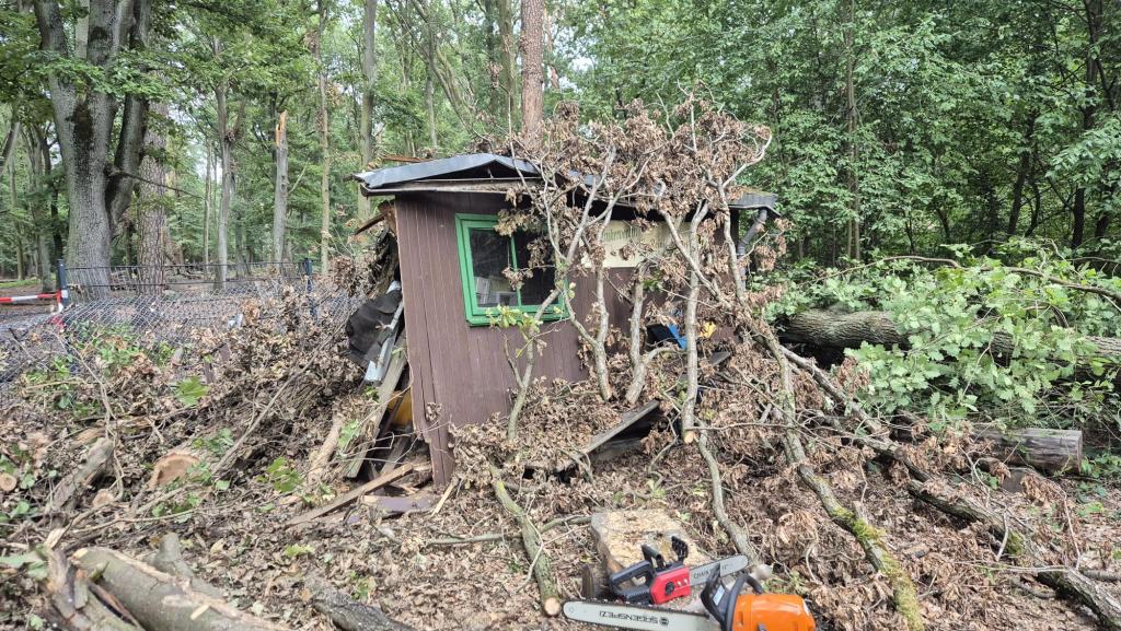 ramponierte Belegstandshütte